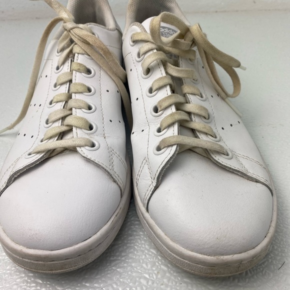 ADIDAS Stan Smith Iridescent Heel White Sneakers Youth 5.5 - Picture 2 of 8